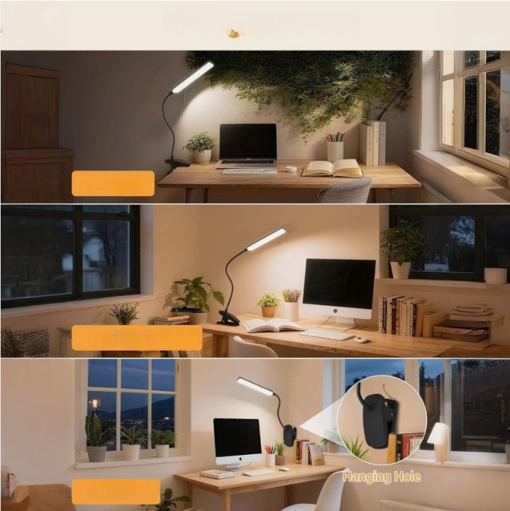 LED Clip Reading Lamp – Flexible USB Light