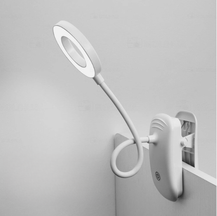 LED Clip Lamp – Rechargeable Reading Light